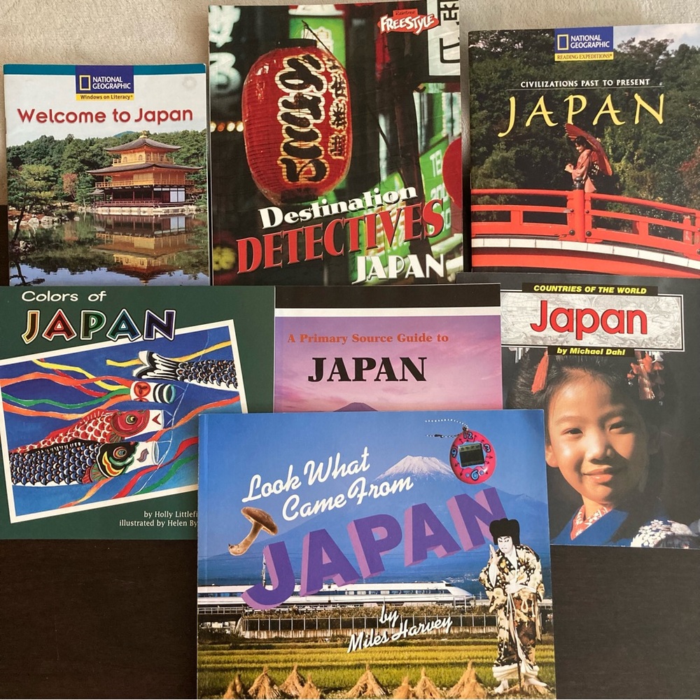 7 Japan books 🇯🇵